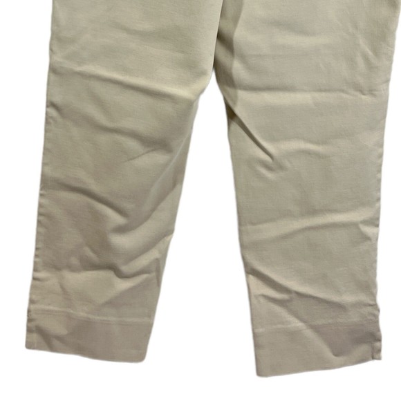 Loft Marisa The Riviera Career Pants cropped dress pants Cream Size 8P - Picture 5 of 12